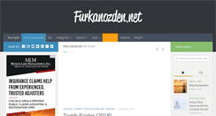 Desktop Screenshot of furkanozden.net